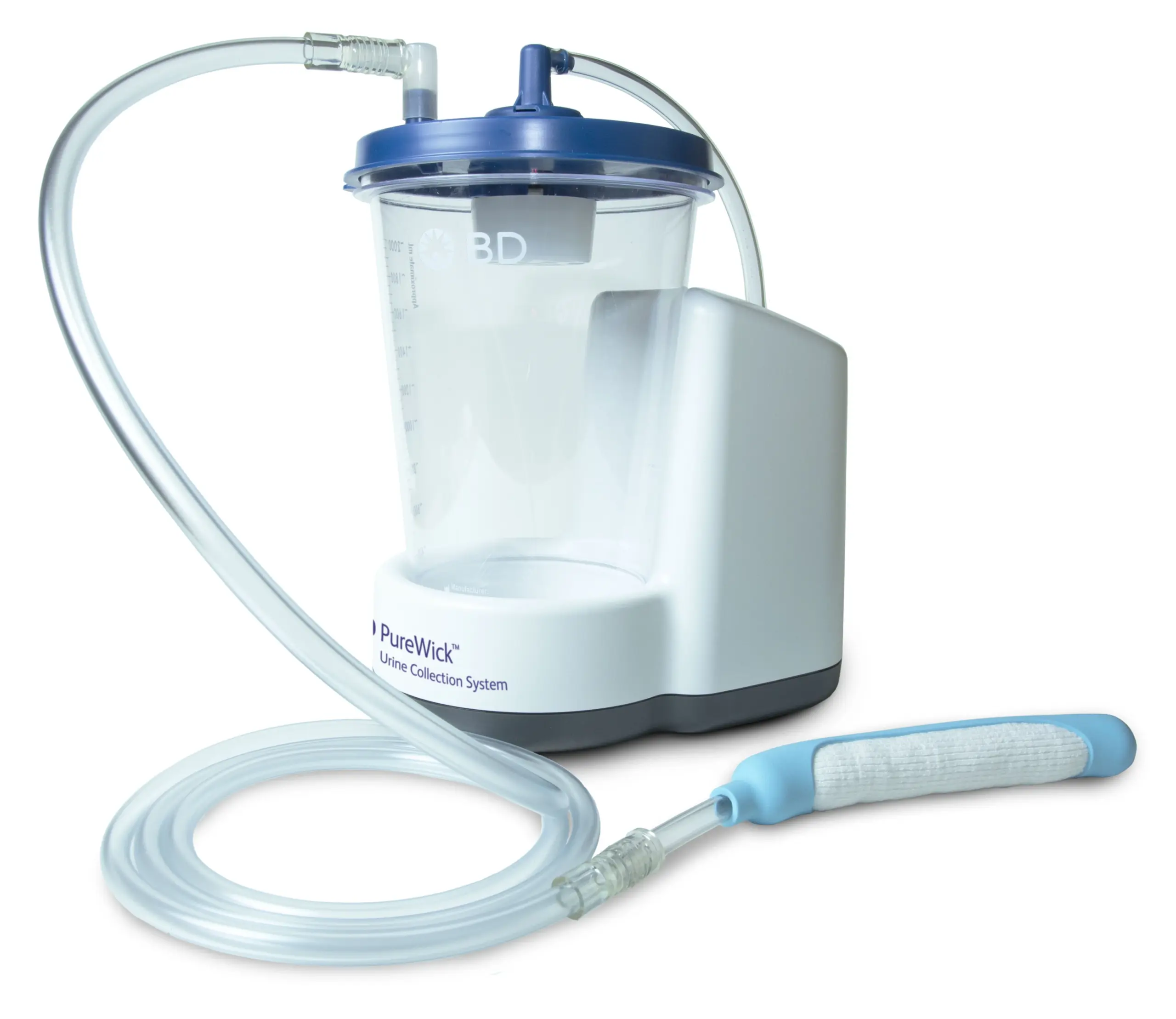 Close-up picture of the Purewick urine collection system from RA Fischer [ PureWick System for urinary incontinence ]