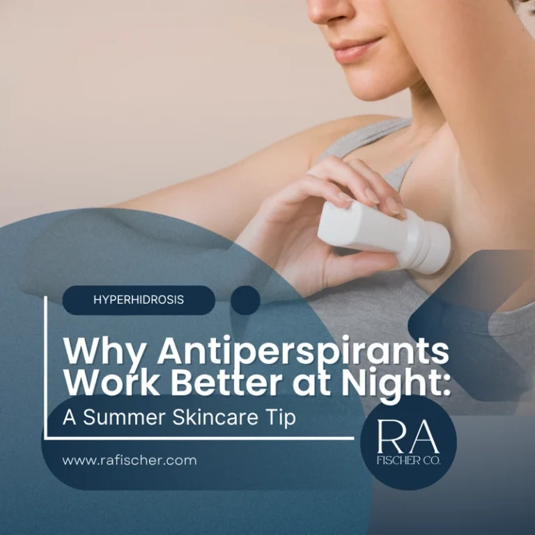 Cover image for blog "Why Antiperspirants Work Better at Night | Summer Skincare Tip" — Discover why applying antiperspirants at night is more effective, especially in summer. Learn tips for managing sweat and boosting your skincare routine.