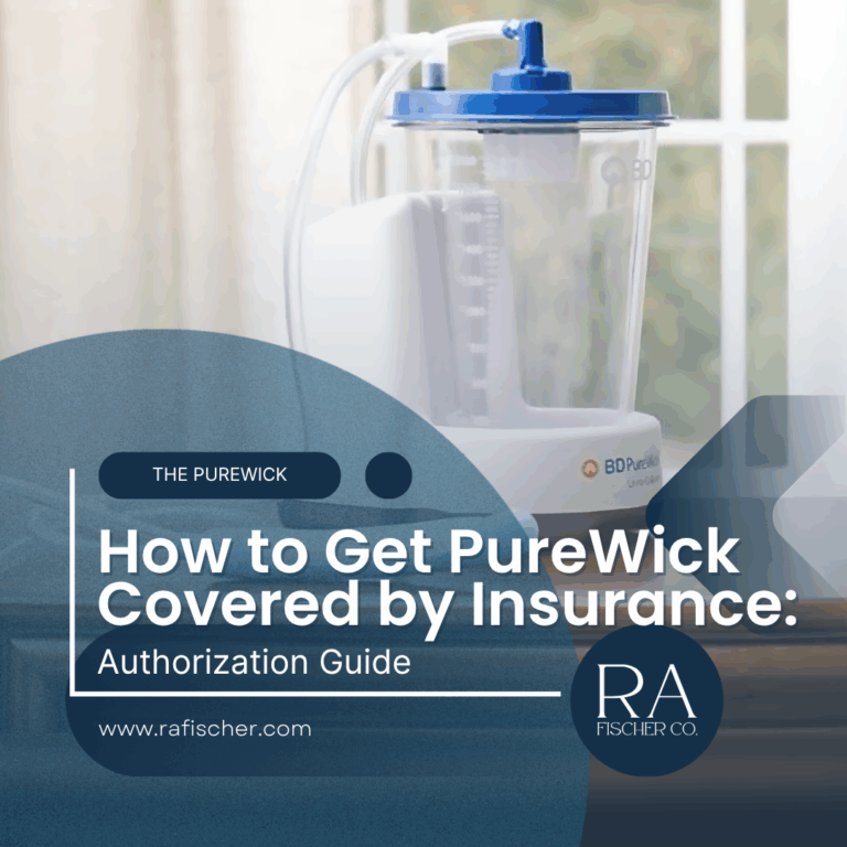 PureWick Urine Collection System by BD displayed on a windowsill — blog post cover image for How to Get PureWick Covered by Insurance: Authorization Guide on rafischer.com