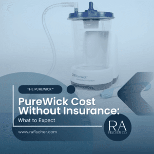 BD PureWick Urine Collection System unit with tubing and external catheter wick — blog post cover image for PureWick Cost Without Insurance: What to Expect on rafischer.com